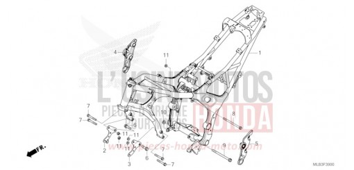 FRAME BODY CB750ACT de 2026